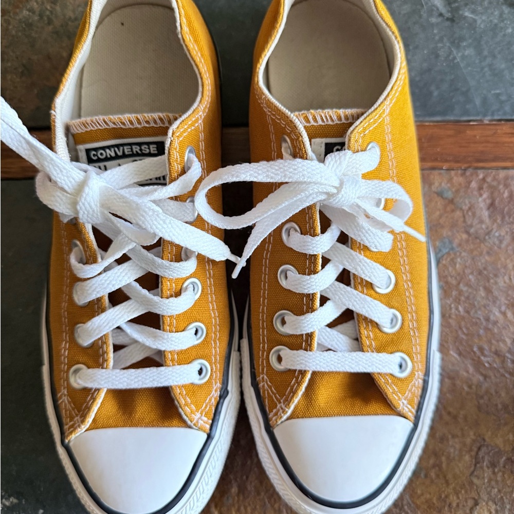Converse Mustard Yellow Sneakers